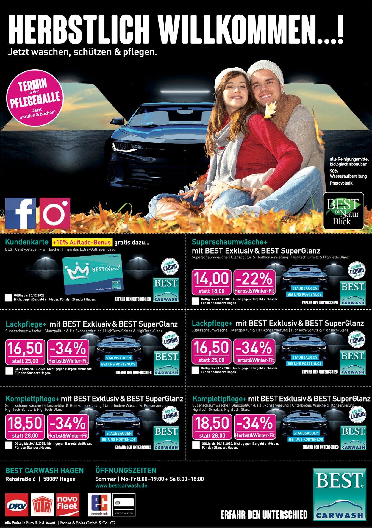 best hag e paper gutscheinflyer herbst 2025